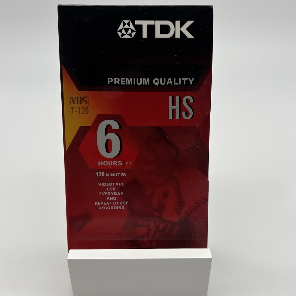 VHS T-120   6 HRS‎ PREMIUM   Sony & Tdk X2 Cassettes